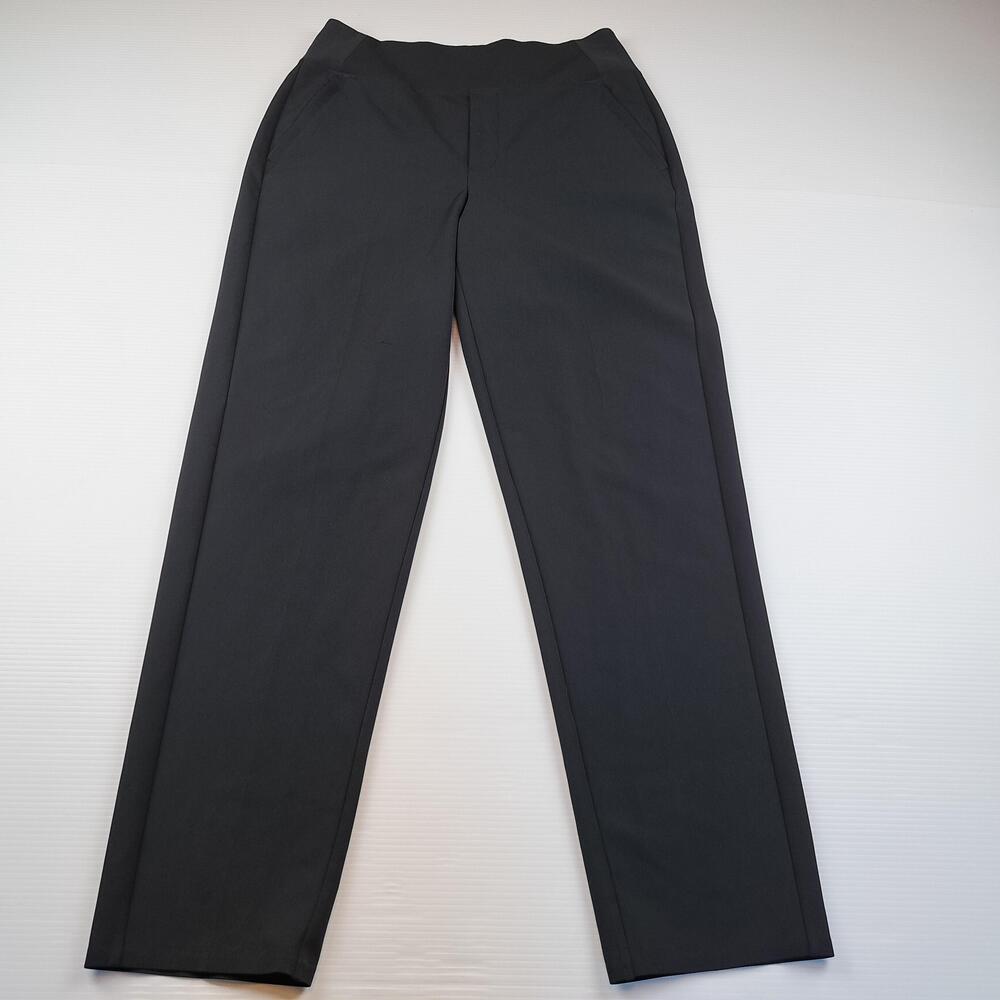 Athleta Pants Womens 8 Tall Black Endless Pull On Straight Leg Stretch Commuter